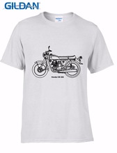 Camiseta informal de manga corta para hombre, camiseta creativa con logotipo de gran oferta, Cb350, novedad de 2019 2024 - compra barato
