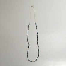 Lii Ji-collar de crisocola a mano con piedra Natural, cadena elegante, joyería delicada para regalo, triangulación de envíos 2024 - compra barato