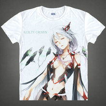 Guilty Crown T-Shirt Inori Yuzuriha Shirt colorful T shirts Anime shirt Print Womens summer T-Shirt Cosplay Anime cute t-shirt a 2024 - buy cheap