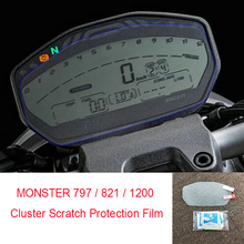 For DUCATI MONSTER 821 1200 Motorcycle Cluster Protection Film Screen Explosion-proof Speedometer Scratch Sticker 2024 - buy cheap