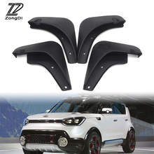 ZD Car Front Rear Mudguards For 2010 2011 KIA Soul Accessories Mudflaps Car-styling Fenders 1Set Splash Guard 4Pcs Mud Flaps 2024 - buy cheap