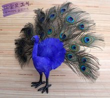 creative simulaiton peacock toy lifelike peacock model gift about 40x12x35cm 2024 - buy cheap