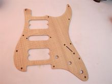 Braço de bordo artesanal inacabado, guitarra hsh pickguard #1975 2024 - compre barato