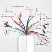 48V 60V 64V 1000W ebike Controller box with Reverse for electric bike/Scooter/Motorcycle bldc motor Controller 1000W 2024 - buy cheap