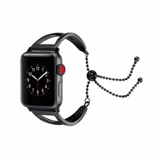 Fashion Steel Wrist Strap for Apple Watch Band 38mm/42mm/40mm/44mm Women/Men Exquisite Bracelet for iWatch Series SE/6/5/4/3/2 2024 - buy cheap