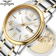 GUANQIN-reloj mecánico luminoso para hombre, resistente al agua, de lujo, analógico, de esfera grande, 30m 2024 - compra barato