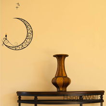 Baby Nursery Wall Sticker Moon Stars Wall Decal Kids Room DIY Removable Wall Stickers Bedroom Decors N4 2024 - buy cheap