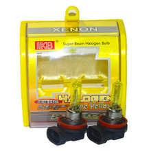 2 uds H9 DC 12V 65W xenón 3000K cuarzo amarillo vidrio luz delantera de coche Auto Luz de niebla de la lámpara de bombillas de los faros 2024 - compra barato