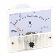 85L1 AC 5A 10A 20A 30A 50A  Analog Meter Panel 0-30A AMP Current Ammeters 85L1 0-30A Gauge 2024 - buy cheap
