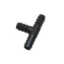 200pcs T-joint Black Irrigation Pipe Tee Barbed Hose Connection Greenhouse Watering The Garden Irrigation System Connector 2024 - buy cheap