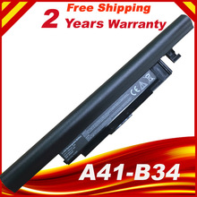 HSW 2600mah A41-B34 laptop battery For Medion Akoya S4209 S4211 S4213 S4214 S4215 S4216 S4217 S4611 S4613 2024 - buy cheap