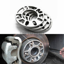 1 пара универсальных разделительные прокладки для колес из алюминиевого сплава, 4 и 5, 10 мм, адаптер для автомобильных колес 2024 - купить недорого