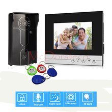 7 inch Video Door Phone Doorbell Home Security Intercom System RFID Door Bell IR Night Vision Camera 2024 - buy cheap