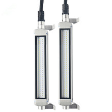 Длинный тонкий светодиодный светильник 10 Вт 380X45X53m, линейный светильник, алюминиевый корпус, водонепроницаемый, маслостойкий, противотуманная Рабочая лампа для станка с ЧПУ 2024 - купить недорого