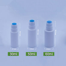 High-grade 30ml 50ml 60ml White HDPE Bottle , Plastic Empty Bottle packaging liquid bottle F1087 2024 - buy cheap