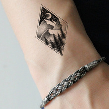 Diamond Hill временные тату для женщин блестящего цвета металлик на руку руки наклейки для временных татуировок мелкие геометрические Valley водостойкие татуировки для мужчин ботильоны Wall Art Наклейки 2024 - купить недорого