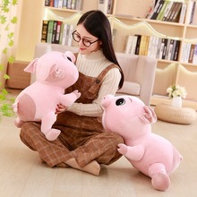 30/40/50/60cm Cute Piggy Plush Toy Soft Stuffed Cartoon Animal Big Eyes Pig Doll Baby Accompany Nap Pillow Kids Christmas Gifts 2024 - buy cheap