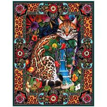 Needlework Diy Diamond Painting Cross Stitch cat flower Square Rhinestone Diamond Embroidery Patchwork Mosaic Pattern Kit 5d art 2024 - buy cheap