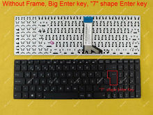 Teclado para notebook asus, x503m x503ma r515m r515ma p551ca p551ma, sem moldura, win8 2024 - compre barato