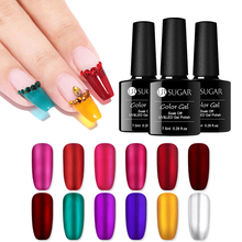 UR SUGAR-esmalte para uñas de Gel UV, barniz para uñas con efecto de Metal, de larga duración, Base plateada, 7,5 ml 2024 - compra barato