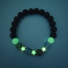 Fashion star luminous bracelet multicolor beads constellation constellation beaded bracelet men and women luminous luminous 2024 - buy cheap