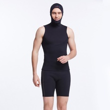 Gorro de buceo de neopreno para hombre, cubierta para el cuello, traje de buceo cálido, equipo de esnórquel de hombro 2024 - compra barato