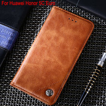 funda for huawei honor 5C Euro case no Fingerprinting Luxury Leather Flip cover with Stand Card Slot Vintage Without magnets 2024 - buy cheap