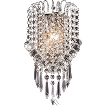 Oygroup-lâmpada de parede decorativa, além de luz bola de cristal, em gotas, para casa, sala de estar, quarto, hotel de corredor, sem lâmpada