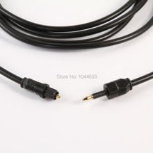 Digital Toslink to Mini Toslink Cable  3.5mm Digital Optical Audio Cable SPDIF Optic Fiber Round Square cable 2024 - buy cheap