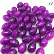 4 6 8 mm  Rugby Shaped Glass Beads Pattern Spacer Loose Jewelry Making Wholesale# TY28 2024 - buy cheap