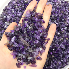 100g Natural Purple Crystal Amethyst Gravel Amethystine Rock Quartz Raw Gemstone Mineral Specimen Garden Decoration Energy Stone 2024 - buy cheap