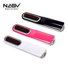 Portable Cordless Beard Straightening Brush Ionic Beard With Auto Shut Off Curling Iron Comb for All Hair Type 2024 - buy cheap
