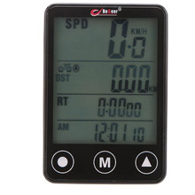 BoGeer Bike Computer LCD Digital Waterproof Touch Botton LCD Bicycle Computer Odometer Velometer Bicycle Speedometer Accessories 2024 - buy cheap