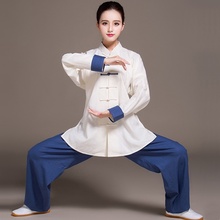 Одежда Tai chi, Униформа, одежда wudang, женская форма кунг-фу, рубашка, брюки, костюм Тай Чи TA556 2024 - купить недорого