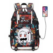 New Kantai Collection schoolbag Printing laptop bag Men Travel bags USB Oxford Backpack 2024 - buy cheap