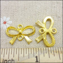 24 pcs Charms Tie Pendant  Gold color  Zinc Alloy Fit Bracelet Necklace DIY Metal Jewelry Findings 2024 - buy cheap