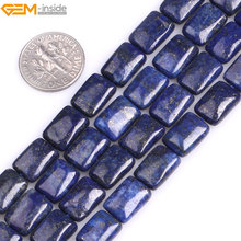 Rectangle Lapis Lazuli Stone Beads For Jewelry Making Dyed Color 8x13mm 15inches DIY Jewellery FreeShipping Wholesale Gem 2024 - buy cheap