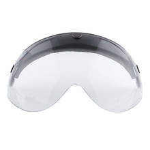 Clear Universal Motorcycles Helmet 3-Snap Face Visor Wind Shield Flip Up Down 2024 - купить недорого