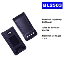 7.4V 2600mAh LI-ION Radio Battery BL-2503 For HYT Walkie Talkie PD780/PD780G PD700/PD700S Two Way Radio 2024 - buy cheap