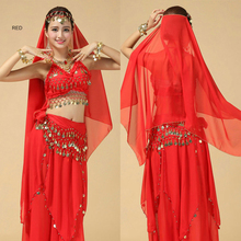 New Belly Dance Suit Indian Dance Costumes For Women Stage Performance Skirt Set High Grade Sequin Polyester Belly Dance Clothes 2024 - buy cheap