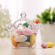 12PCS Transparent Crown Candy box baby shower favor baptism gift decoration kids birthday party favor souvenir 2024 - buy cheap