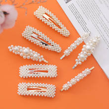 One Word Clip Hair Pins For Women Hair Jewelry Silvery Bohemian Pearl Hairclip Accessories Hairs Pins For Women In Hairpins Girl 2024 - buy cheap