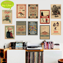 Fargo Posters Movie Wall Stickers Kraft Paper Paper Prints Home Decoration Livingroom Bedroom Bar Home 2024 - buy cheap