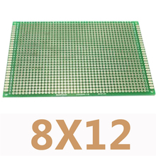 Circuito impreso Universal de doble cara PCB de 8x12cm, 5 unidades por lote, placa PCB de doble cara de 8x12cm, Protoboard DIY 2024 - compra barato