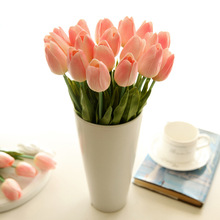10pcs/lot Artificial flowers mini tulips for Home decoration silk flowers wedding decoration  35cm long 2024 - buy cheap