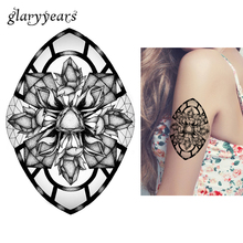 1 Sheet Creative Waterproof Tattoo Paste Paper KM-030 Flower Arm Body Art Drop Pattern Temporary Tattoo Sticker for Beauty Women 2024 - buy cheap