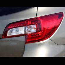 Tampa Da Luz da Cauda ABS Chrome Para Subaru Outback 2015 Carro Capa Guarnição acessórios do carro styling 4pcs 2024 - compre barato