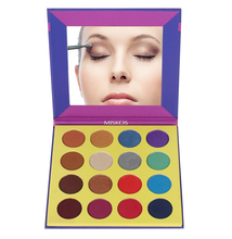 Paleta de sombra de ojos metálica arcoíris, 12 colores, paleta de maquillaje, mate, brillo, pigmentado, paleta de sombra de ojos cosmética. 2024 - compra barato