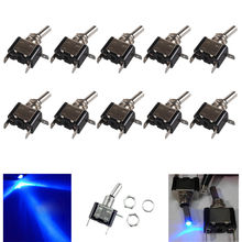 EE support  10 Pcs 12V 20A AMP LED Light Rocker Toggle Switch SPST ON/OFF Motor Car Accessories 2024 - buy cheap
