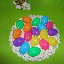 12pcs/Lot Random Color 40x60mm Easter Egg Decoration Home Kids DIY Craft Toys Gifts Empty Chocolate Box Plastic easter eggs 2024 - buy cheap